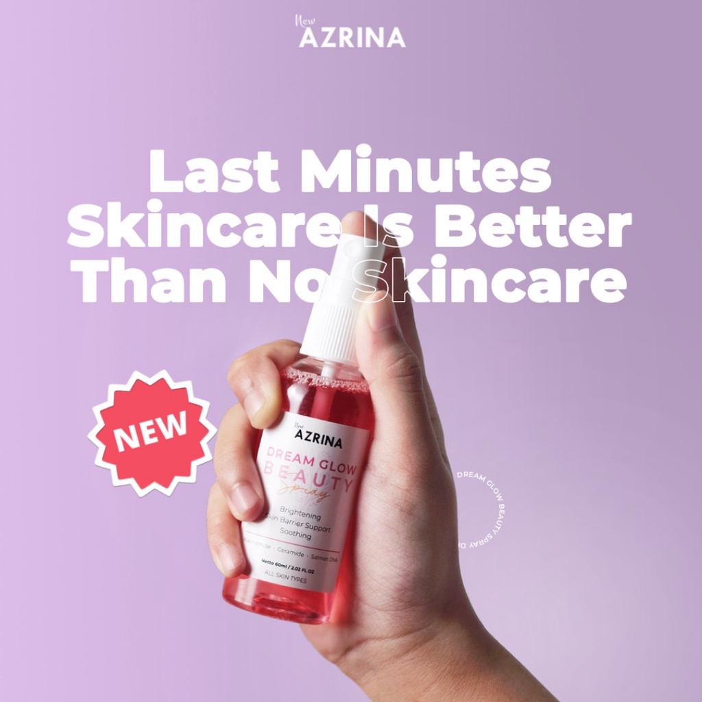 [ Agen Resmi ] Azrina Dream Glow Beauty Spray | Toner Essence Pencerah Kulit Azrina Original BPOM