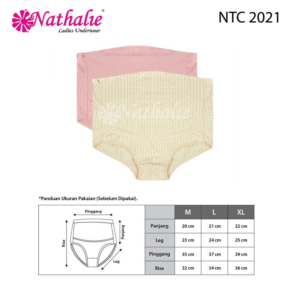 Nathalie Maternity Maxi Pants Bartha isi 1 Pcs NTC 2021 | Celana Dalam Ibu hamil