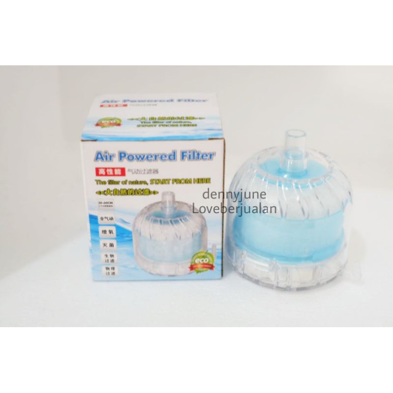 Alat air Powered Filter Aquarium Akuarium Bulat dan Kotak Import