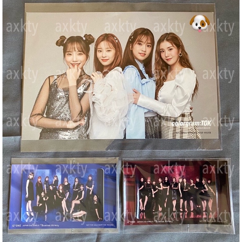 iz*one postcard, photofilm, izmovie, photocard, sticker izone pc pp