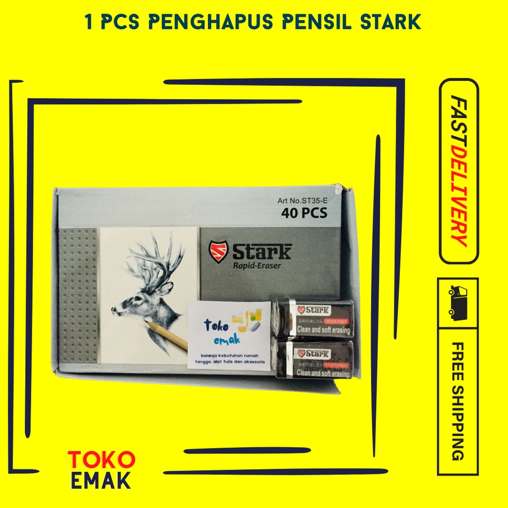 

1 Pcs Penghapus Pensil Stark