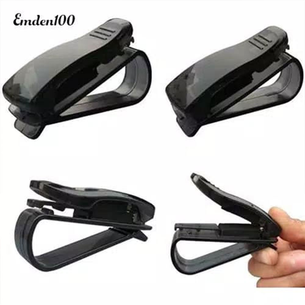 Gantungan Kacamata Mobil Klip Sun Visor Car Sunglasses Clip Holder