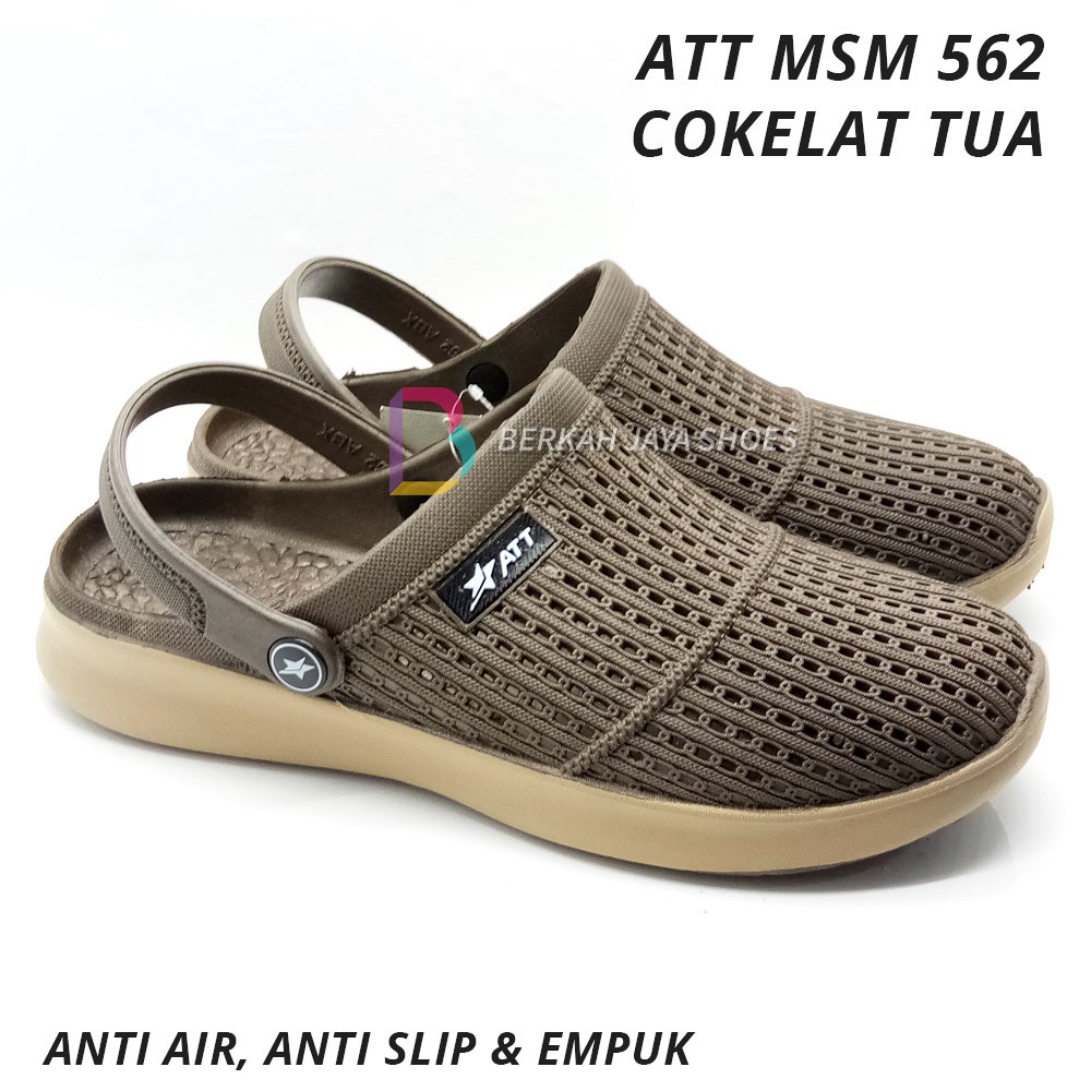 Sepatu Sandal Pria - Sandal Selop Karet Pria - Sepatu Sandal Karet Pria ATT MSM 562 Varian Warna