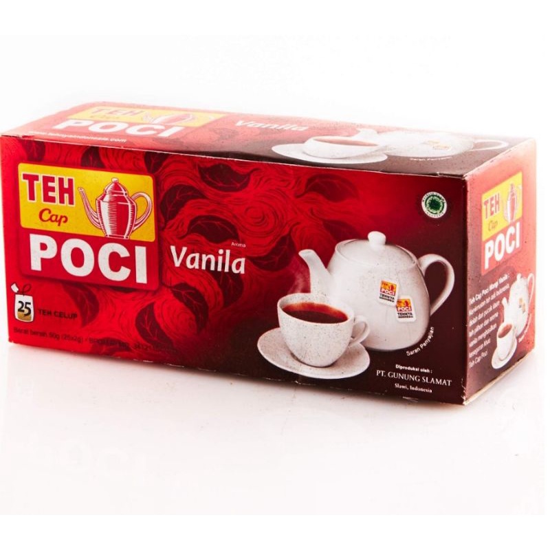 

POCI Teh Hitam Celup Vanila 25 x 2 g