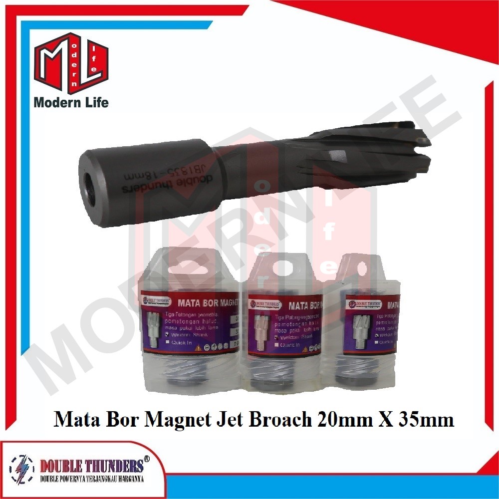 Mata Bor Magnet Jet Broach Jetbroach TCT Cutter 20mm X 35mm ORIGINAL