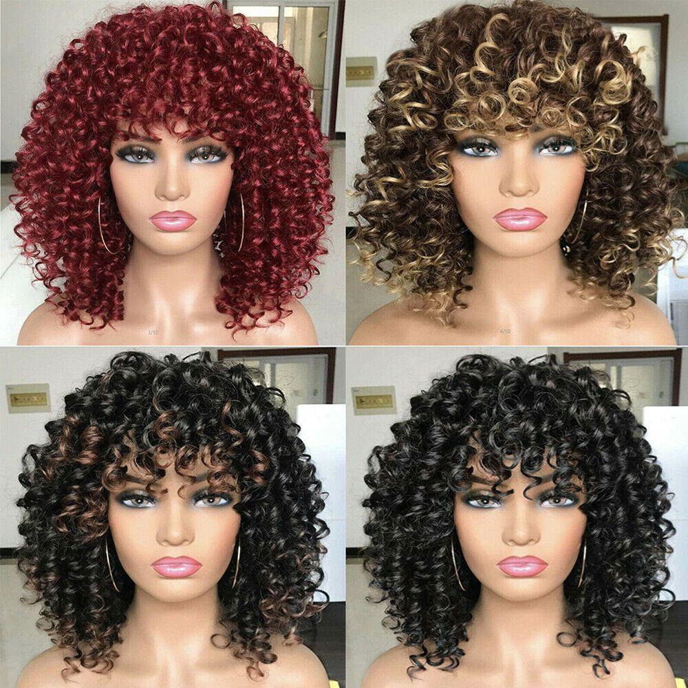 Nanas Wig Pendek DIY Rambut Sintetis Brasil Fancy Wig Sintetis