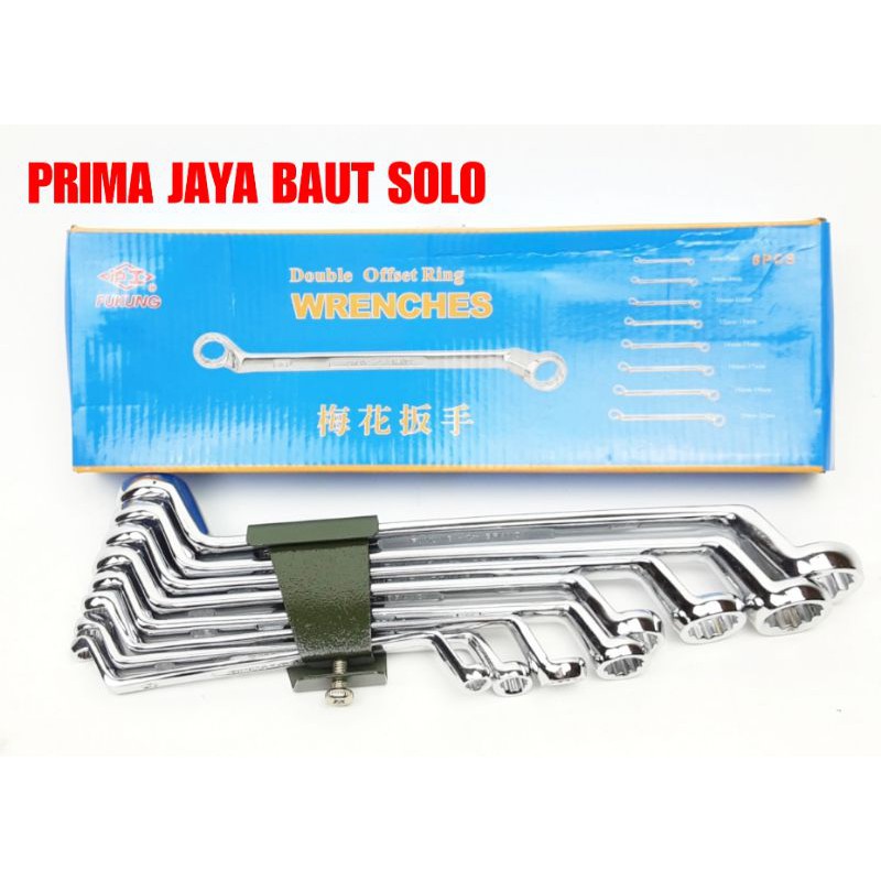 KUNCI RING-SET 8 PCS FUKUNG