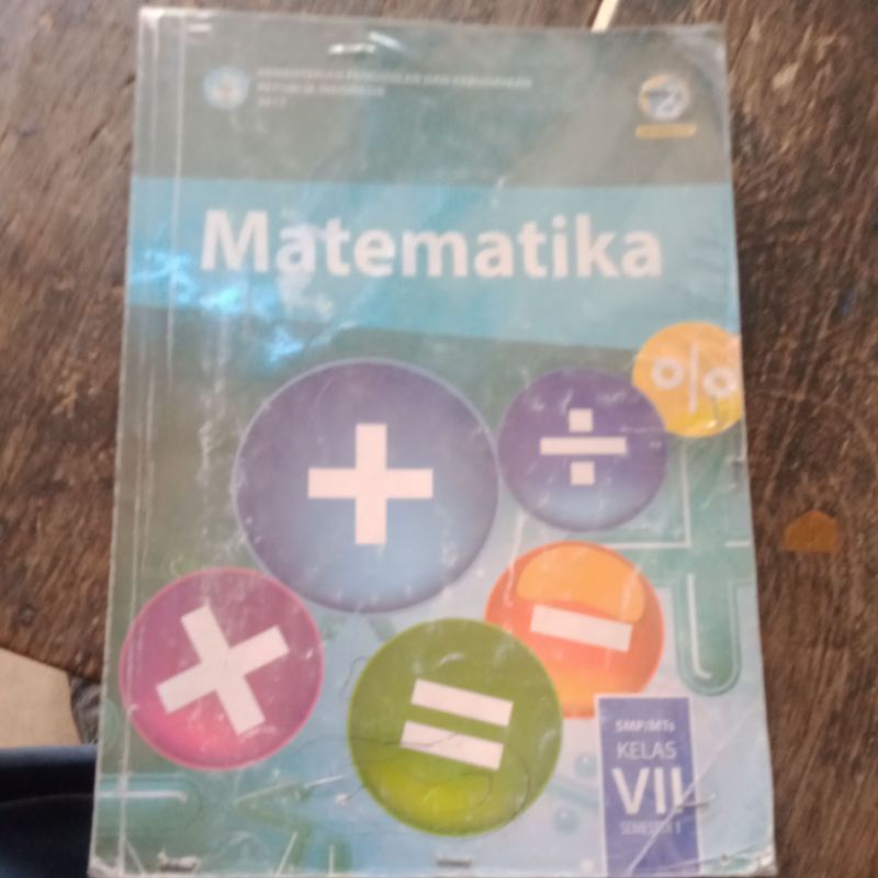 Matematika bse kelas 1 SMP originalbekas