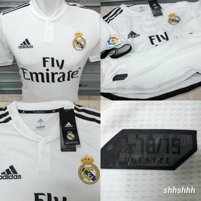 JERSEY BOLA CLIMACHILL ADIZERO REAL MADRID HOME OFFICIAL 2018-2019
