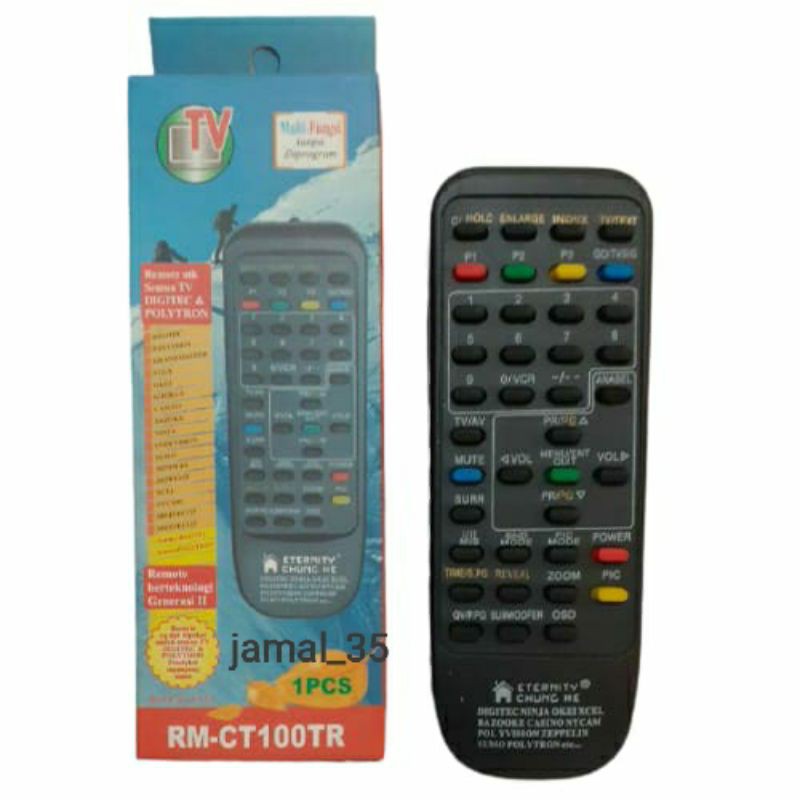 REMOTE REMOT TV POLYTRON DIGITEC MINIMAX BAZOOKE DIGITEC SUMO TANPA PROGRAM