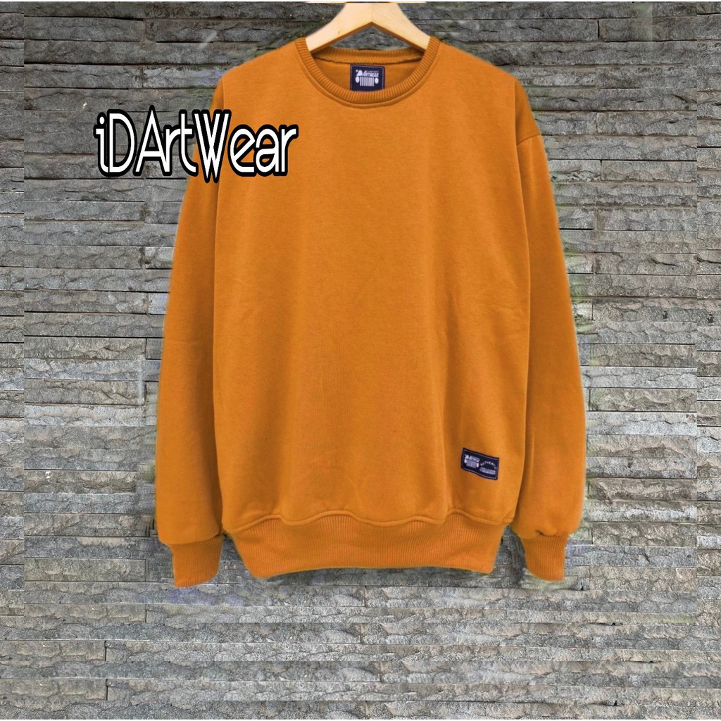 Sweater Crewneck Sweatshirt Polos SIZE M - XXL Cowok Cewek / Pria Wanita Terlaris-5