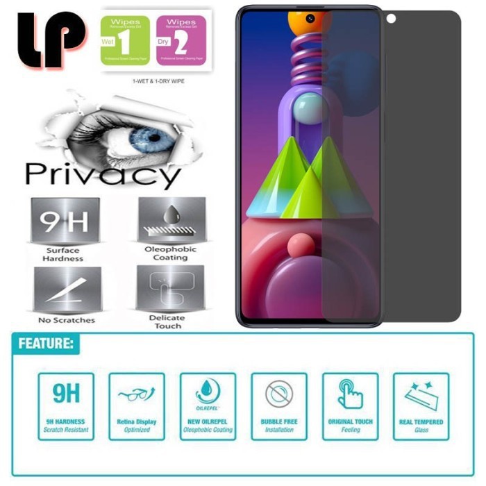 TEMPERED GLASS ANTI SPY XIAOMI REDMI NOTE 9S 9 PRO PRIVACY MAGIC SCREEN GUARD