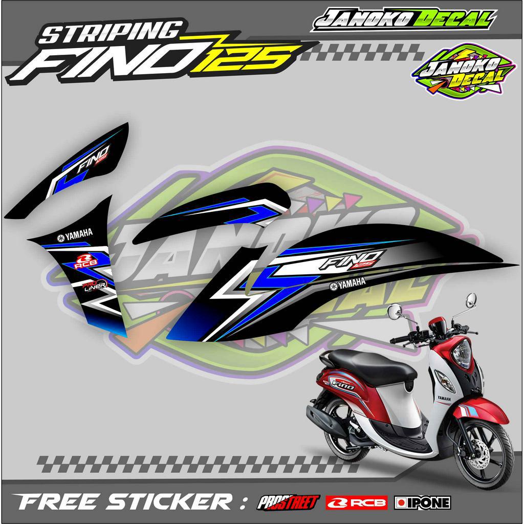 STRIPING VARIASI YAMAHA FINO 125 / STICKER LIST VARIASI MOTOR FINO 125