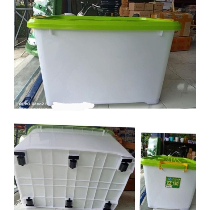 CONTAINER BOX EZY CB 130 LITER HIJAU