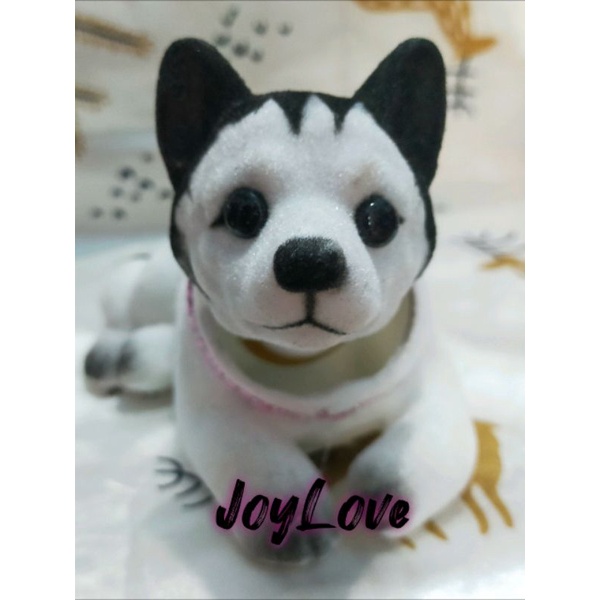 boneka kepala goyang anjing siberian Husky