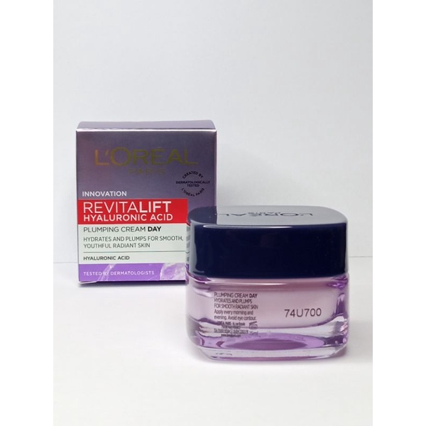 LOREAL REVITALIFT HYALURONIC ACID PLUMPING DAY CREAM | 15ML