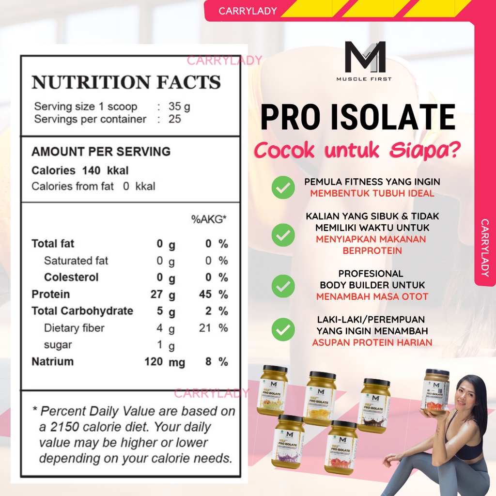 Muscle First Gold Series Pro Isolate Muscle First Whey 2LBS 2 LBS 900 gr Susu Fitness Gym Iso Proisolate Isolene Prowhey M1