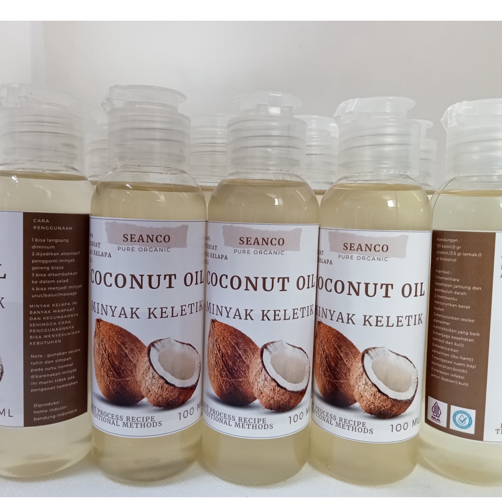 Minyak Kelapa Asli 100 ml | keletik | kelentik | kletik | lentik |coconut oil Seanco