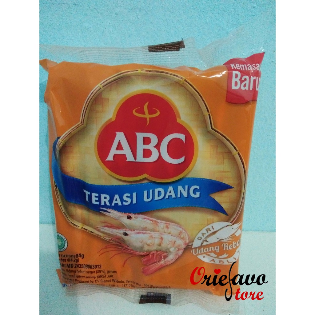 Terasi Udang Rebon Abc 20 Pcs Shopee Indonesia 6316