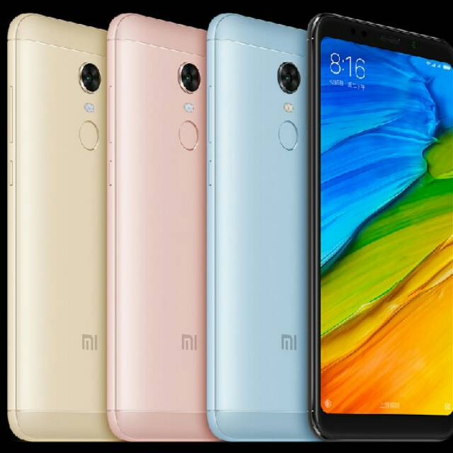 Xiaomi redmi 5 plus RAM 4 ROM 64 garansi TAM