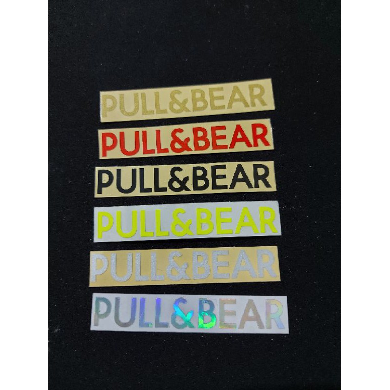 

STICKER PULL&BEAR CUTTING