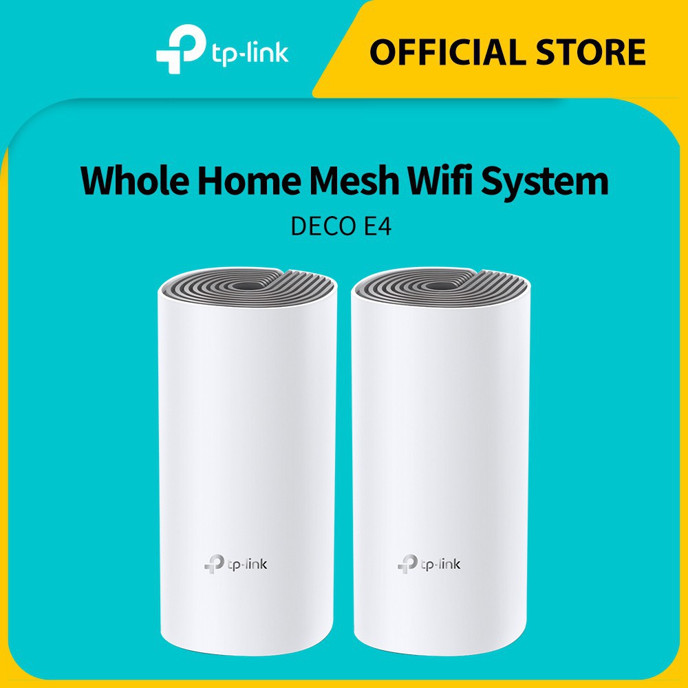 Tp-link Deco E4 (3pack / 2pack/1pack) Whole Home Mesh Wifi System router