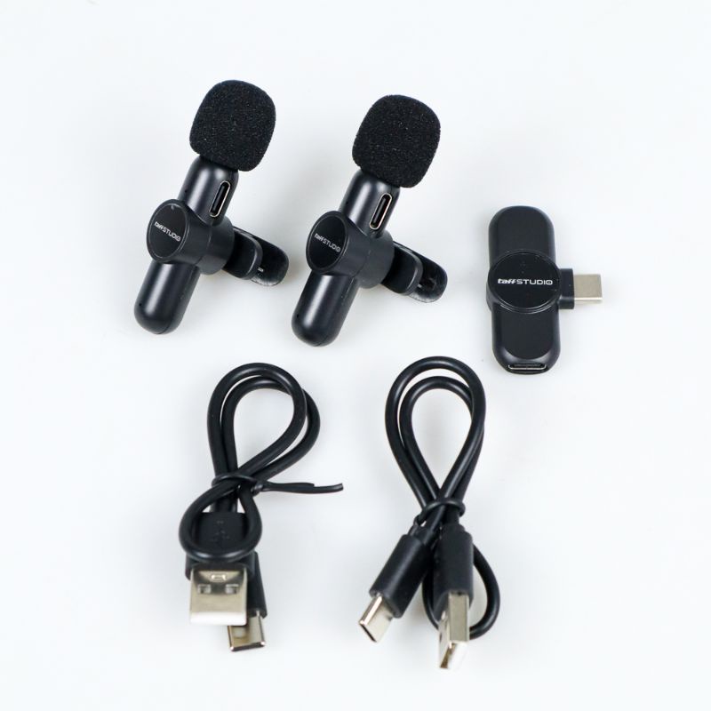 Microphone Lavalier Wireless - mikrofon wireless - Mikrofon Portable Wireless Lavalier Mic