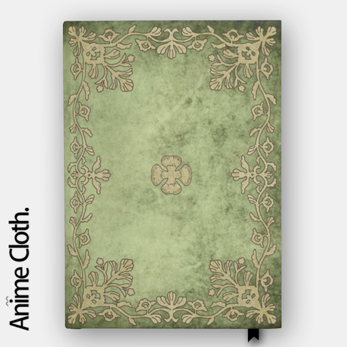 Buku Yuno Grimoire Black Clover Custom Anime Notebook Jurnal Planner