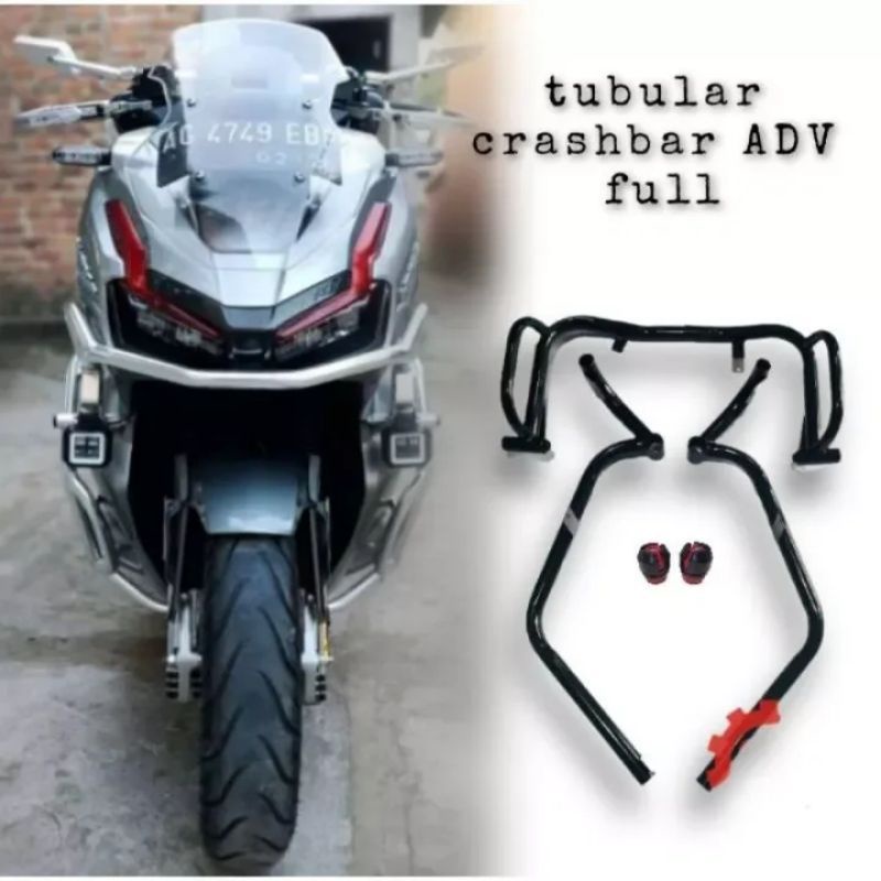Tubular Crashbar Honda ADV Full Plus Jalu Model Brixton