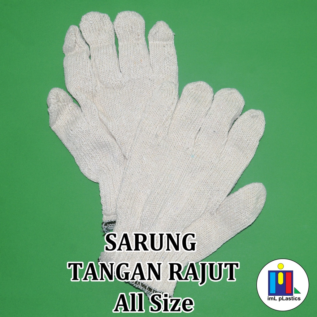 Sarung Tangan Rajut Putih - 1 pasang