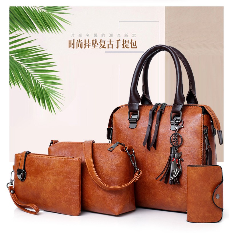 TFT AX9975 AX545 AX662 B1445 C0496 E358 Tas Import Tas Handbag Wanita 4in1 Cantik import Batam EL 458 BQ2445 LT1496 JT819624