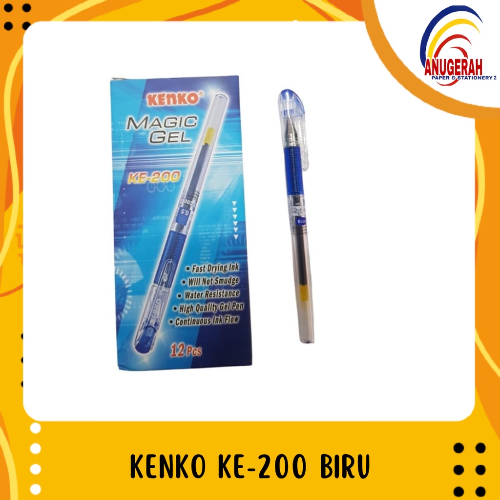 

BOLP GEL KENKO KE-200 BIRU (PCS)