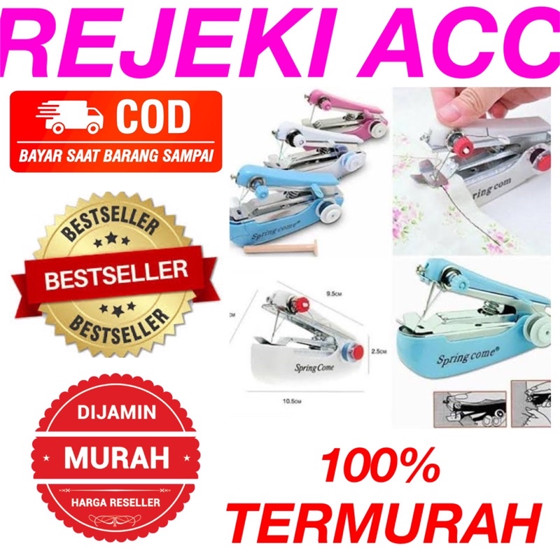 MURAH Mesin Jahit Tangan Portable Mini Staples Manual