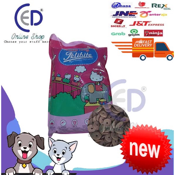 MAKANAN KUCING FELIBITE TUNA KITTEN ADULT IKAN &amp; DONAT 1KG