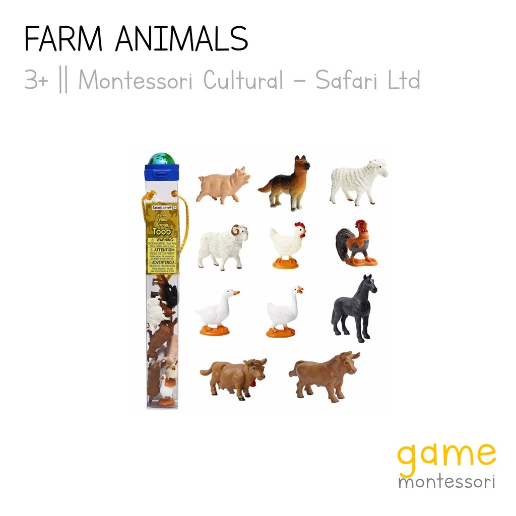 Jual Safari Ltd Farm Animal Toob 
