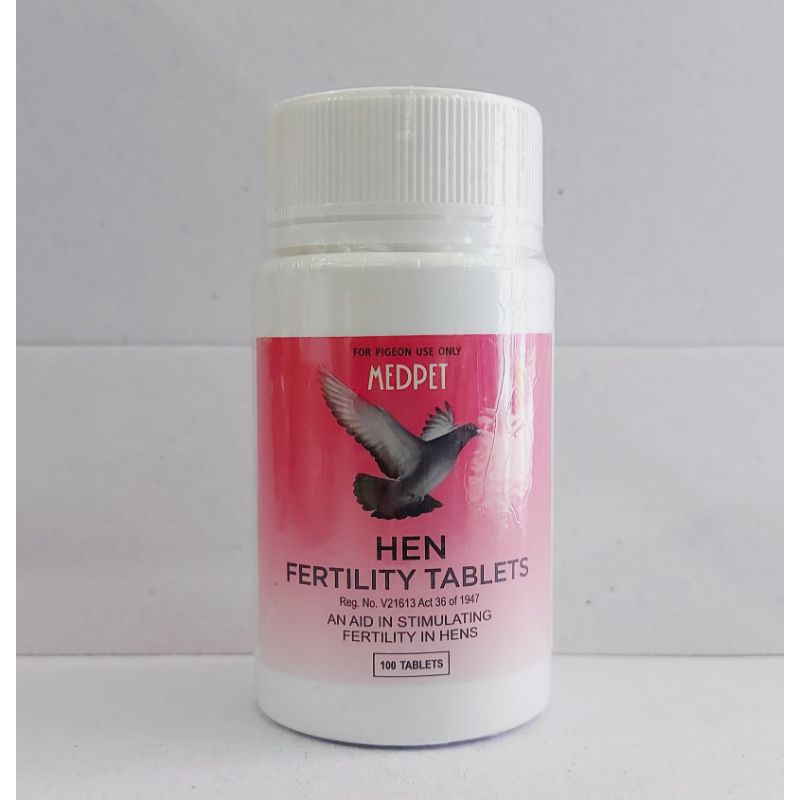 hen fertility tablets medpet obat kesuburan untuk merpati betina isi 100 butir