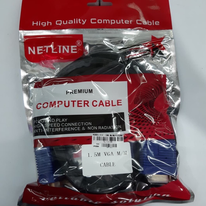 Jual Kabel Vga 15 Meter Netline Shopee Indonesia