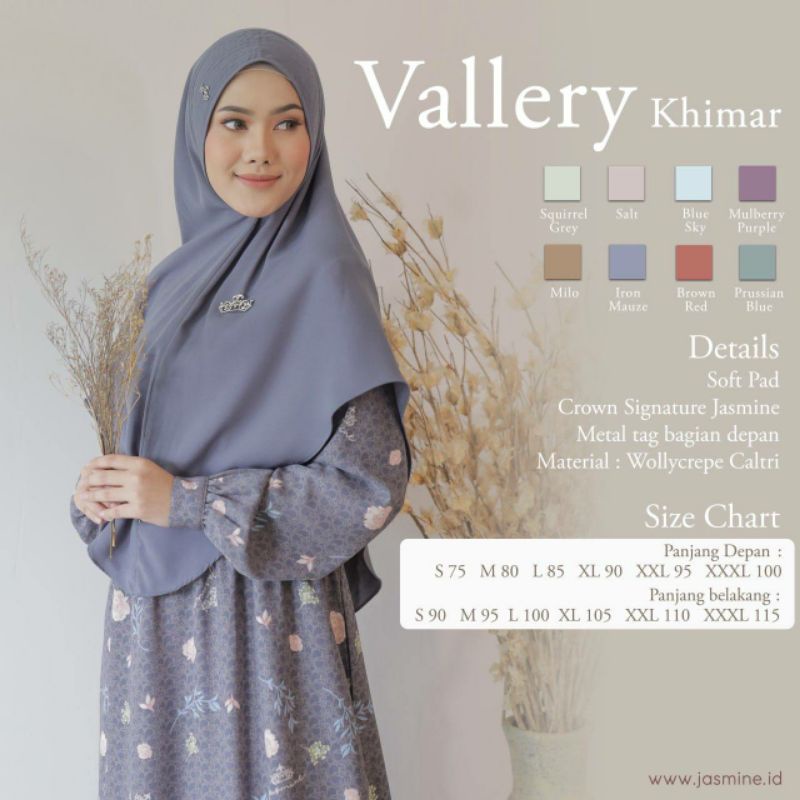 Vallery Khimar by Jasmine Lidia Hadiwinoto