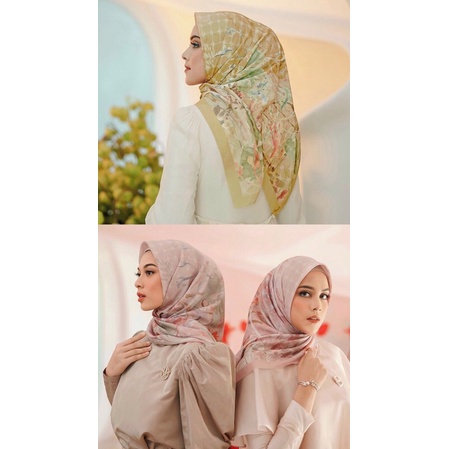 ready the xanadu series buttonscarves X ria miranda | honey taffy cherry abalone