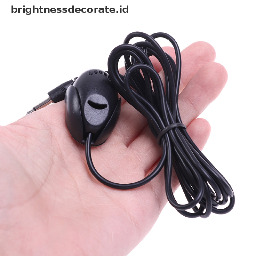 Mikrofon Eksternal Mini Dengan Kabel Dan Jack 3.5mm