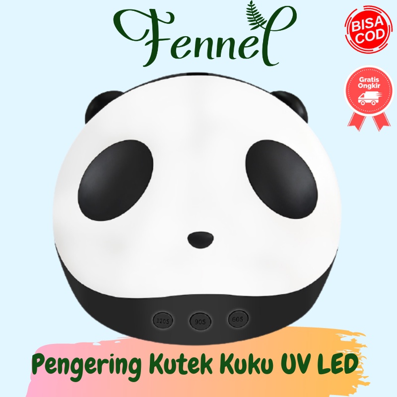 Pengering Kutek Kuku UV LED Desain Panda 36W X1