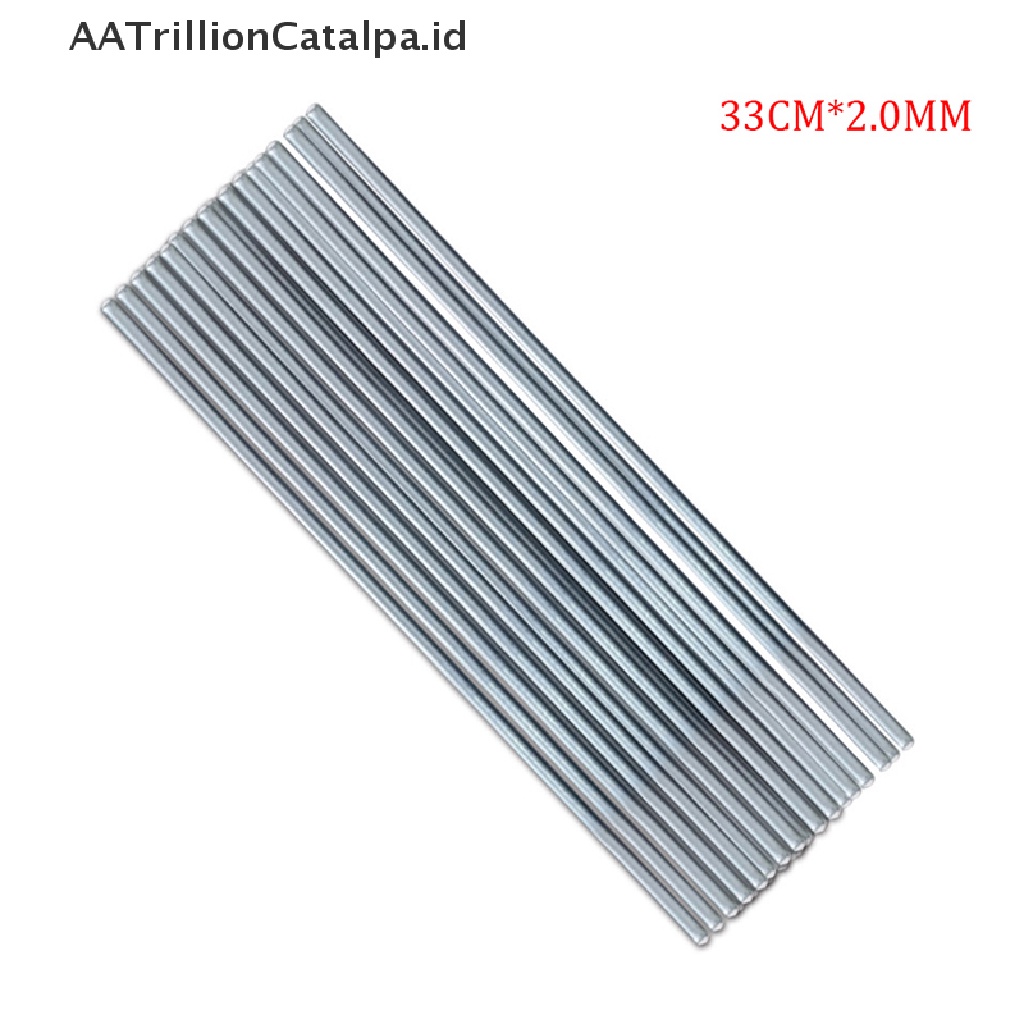 Aatrillioncatalpa 20PCs Batang Kawat Las Bahan Aluminum Flux Untuk Solder