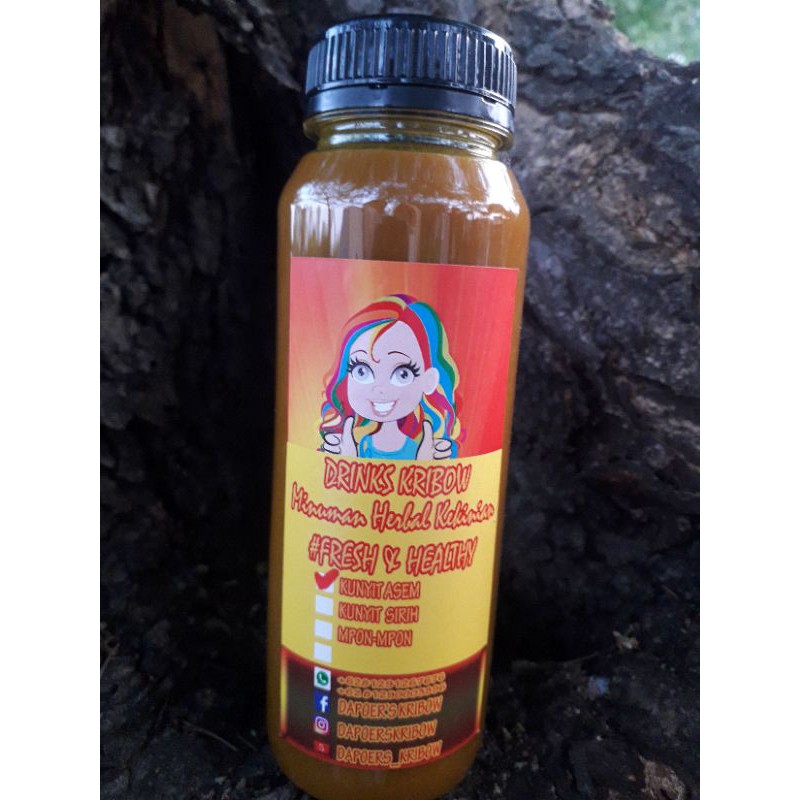 

JAMU MINUMAN TRADISIONAL DRINK'S KRIBOW 250ML