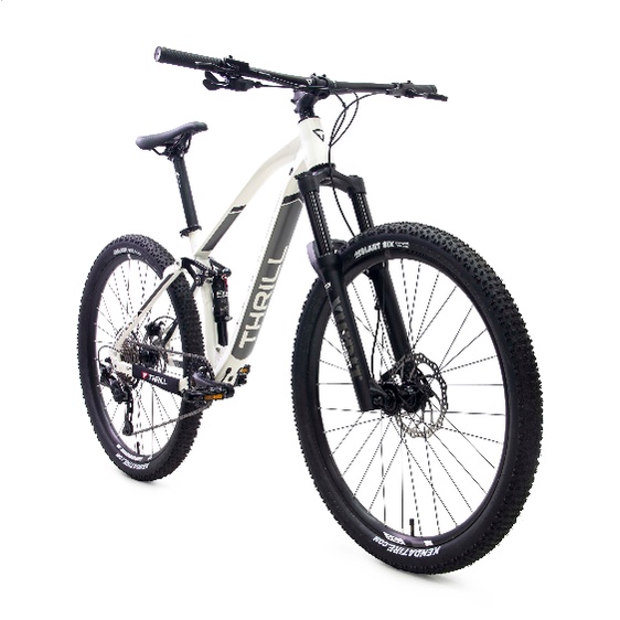 SEPEDA GUNUNG MTB 27.5&quot; X 17&quot; BA THRILL FERVENT 1.0 T120 10SP GREY BLACK