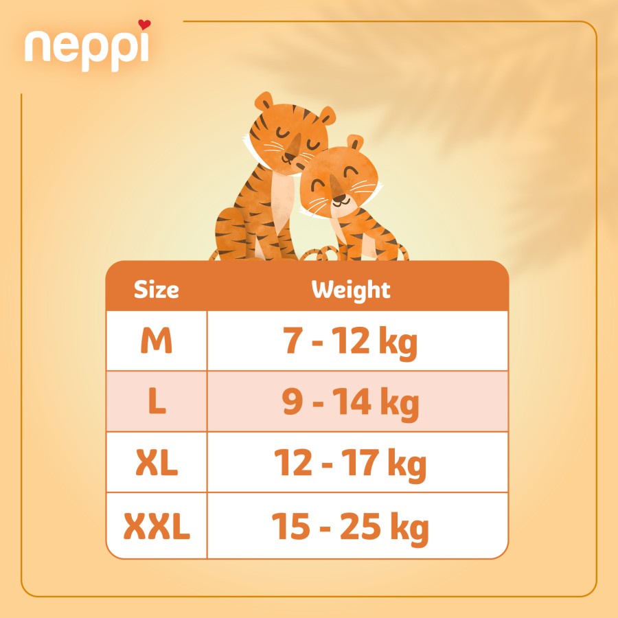 Neppi Baby Diapers Premium Pants L 26