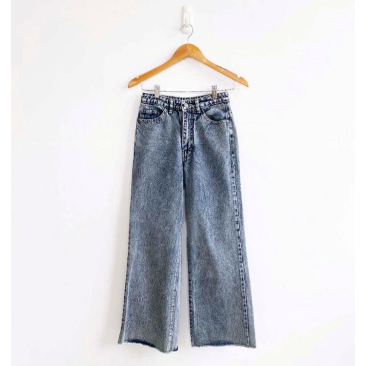 Kulot jeans bawah rawis