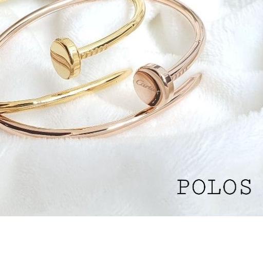 ☟ Gelang Bangle Paku CT Lentur | Elastis Titanium Anti Karat ◄