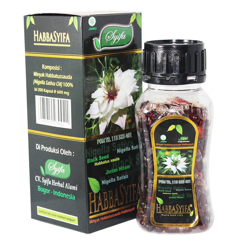 Habbasyifa Minyak Habbatussauda Black Seed Oil 200 Kapsul