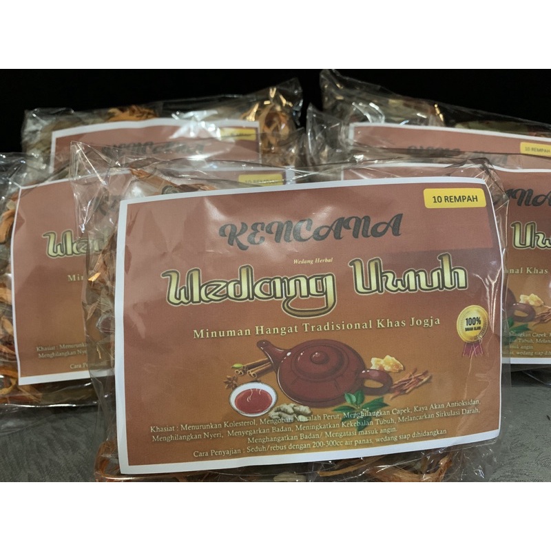 

wedang uwuh kencana komplit 10 rempah