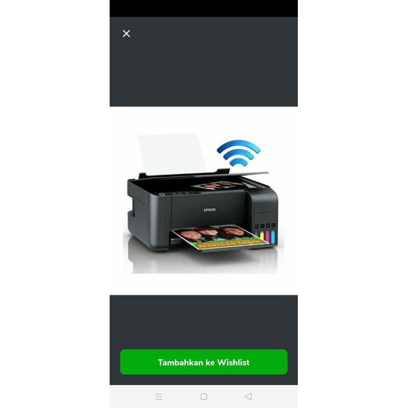 printer epson L3150 wifi direct garansi resmi